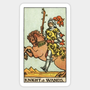 KNIGHT OF WANDS Sticker